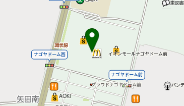 サイゼリヤイオンモールナゴヤドーム前店の地図画像