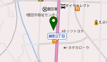 サガミ豊田錦店の地図画像