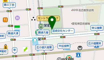 さぼてん栄オアシス21店の地図画像