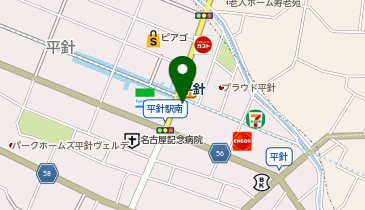 からやま名古屋平針店の地図画像