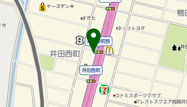 焼きたてのかるび岡崎北店の地図画像