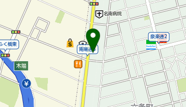 讃岐製麺南陽通店の地図画像