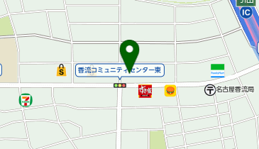 焼きたてのかるび名東香流店の地図画像