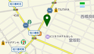 焼きたてのかるび豊橋柱店の地図画像