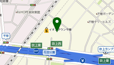 牛角焼肉食堂イオンタウン千種店の地図画像