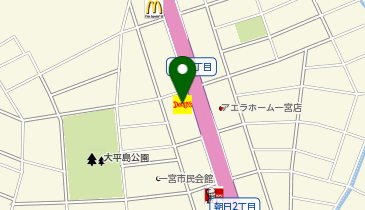 デニーズ一宮朝日店の地図画像