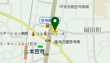 デニーズ笠寺店の地図画像