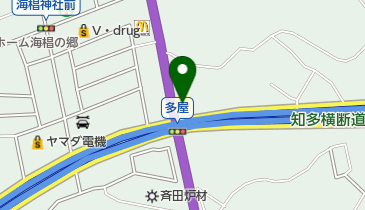 デニーズ常滑店の地図画像