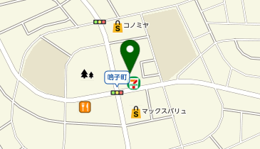 デニーズ名古屋鳴子店の地図画像