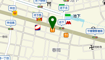 CoCo壱番屋池下店の地図画像