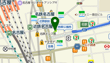 カフェ・ド・クリエ名古屋三井ビルディング北館店の地図画像