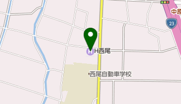 ホテル西尾の地図画像