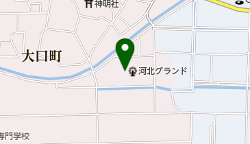 河北グランドの地図画像