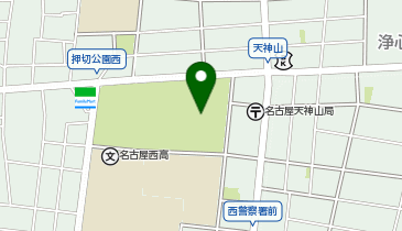 押切公園陸上競技場の地図画像