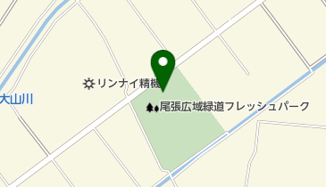 尾張広域緑道フレッシュパーク体育館の地図画像