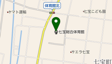 あま市七宝総合体育館の地図画像