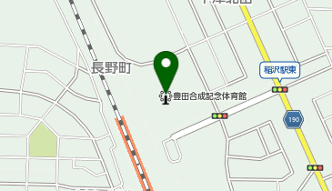 豊田合成記念体育館の地図画像