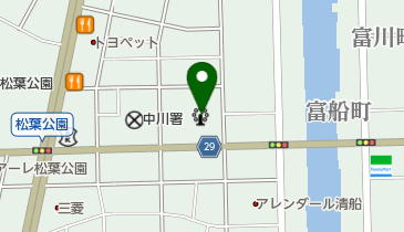 スポーツクラブアクトス中川の地図画像