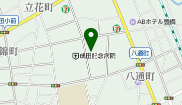 サーラインドアテニススクール豊橋の地図画像