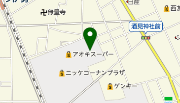 ニッケテニスドーム一宮の地図画像