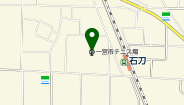 一宮市テニス場の地図画像