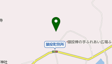 猿投棒の手ふれあい広場の地図画像