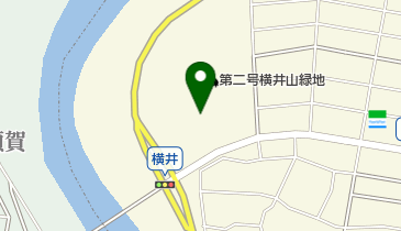 横井山緑地テニスコートの地図画像