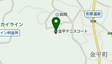 金平テニスコートの地図画像