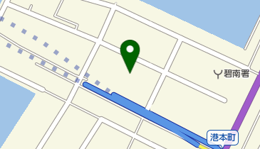 港湾スポーツセンターテニスコートの地図画像