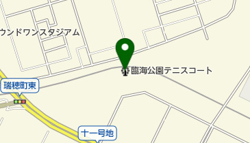 市営臨海公園テニスコートの地図画像