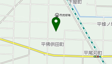 市民テニスコートの地図画像