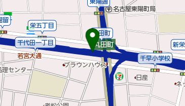 若宮大通公園テニスコートの地図画像