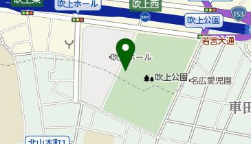 吹上公園テニスコートの地図画像
