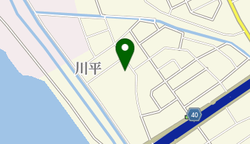 水明テニスコートの地図画像