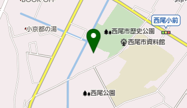 西尾公園テニスコートの地図画像