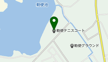 勅使テニスコートの地図画像