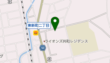 東新テニスコートの地図画像