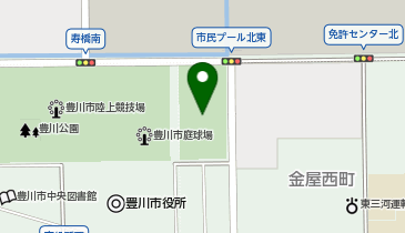 オーエスジードリームコート豊川の地図画像