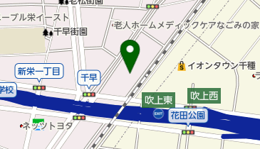 名古屋テニスアカデミー新栄スクールの地図画像