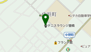 テニスラウンジ豊橋の地図画像