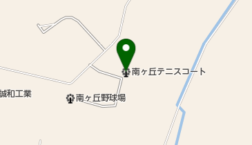 南ヶ丘テニスコートの地図画像