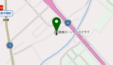西尾ローンテニスクラブの地図画像