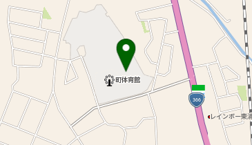 メディアスひがしうらテニスコートの地図画像