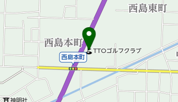 TTOゴルフクラブの地図画像