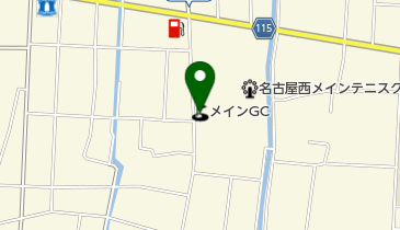 メインゴルフクラブの地図画像