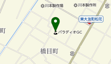 パラディオゴルフクラブの地図画像