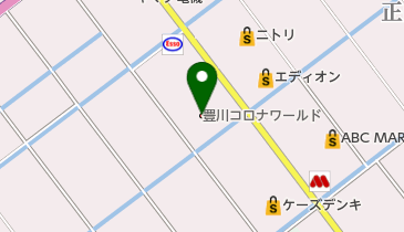 豊川コロナワールドの地図画像