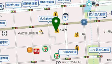 IMMERSIVE JOURNEY名古屋店の地図画像
