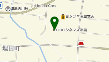 アミュージアム津島店の地図画像