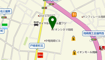 プラサカプコン岡崎店の地図画像